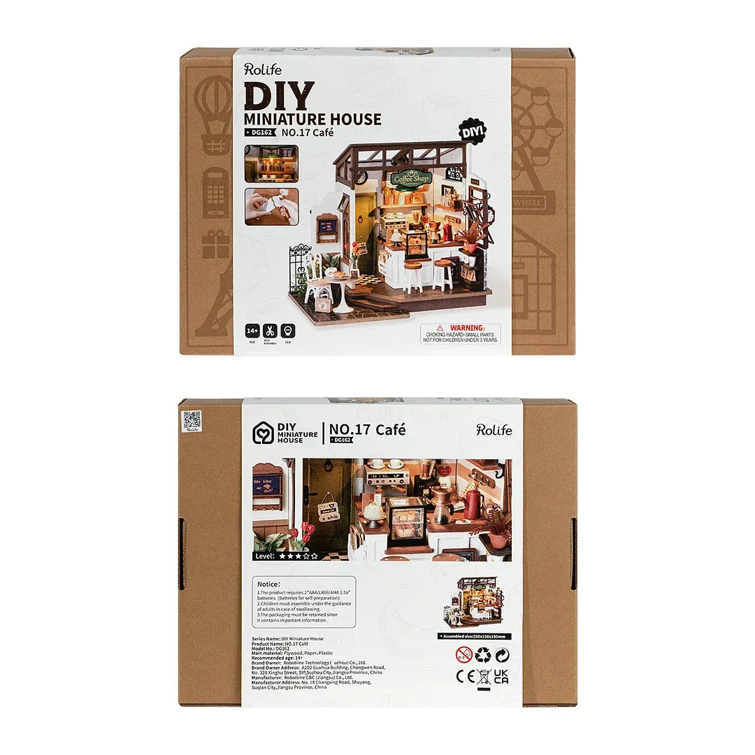 Rolife Coffee Shop DIY Miniature Kit