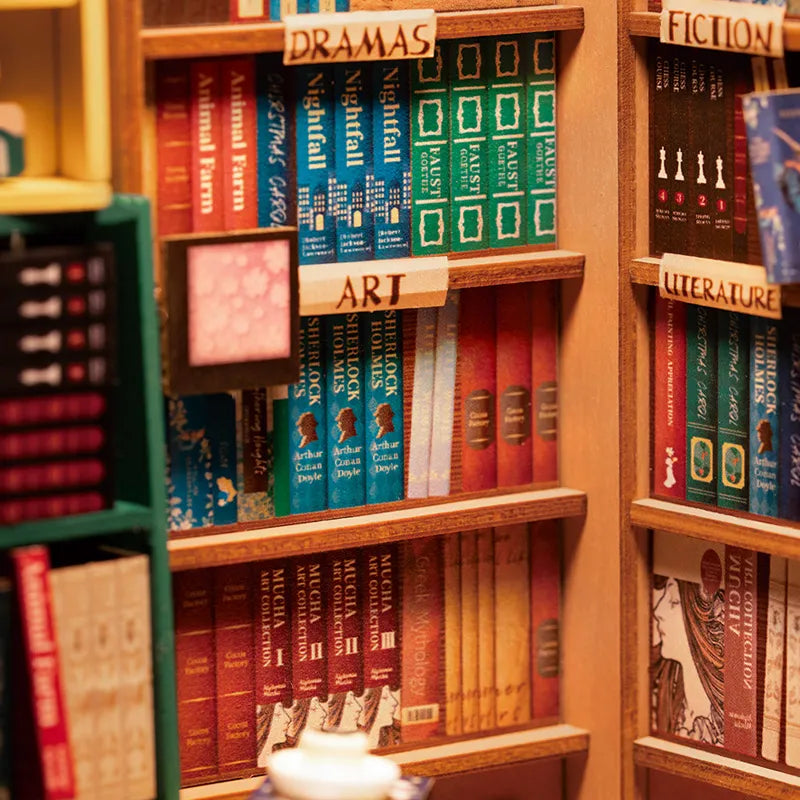 Rolife Shakespeare's Book Shop DIY Book Nook Kit