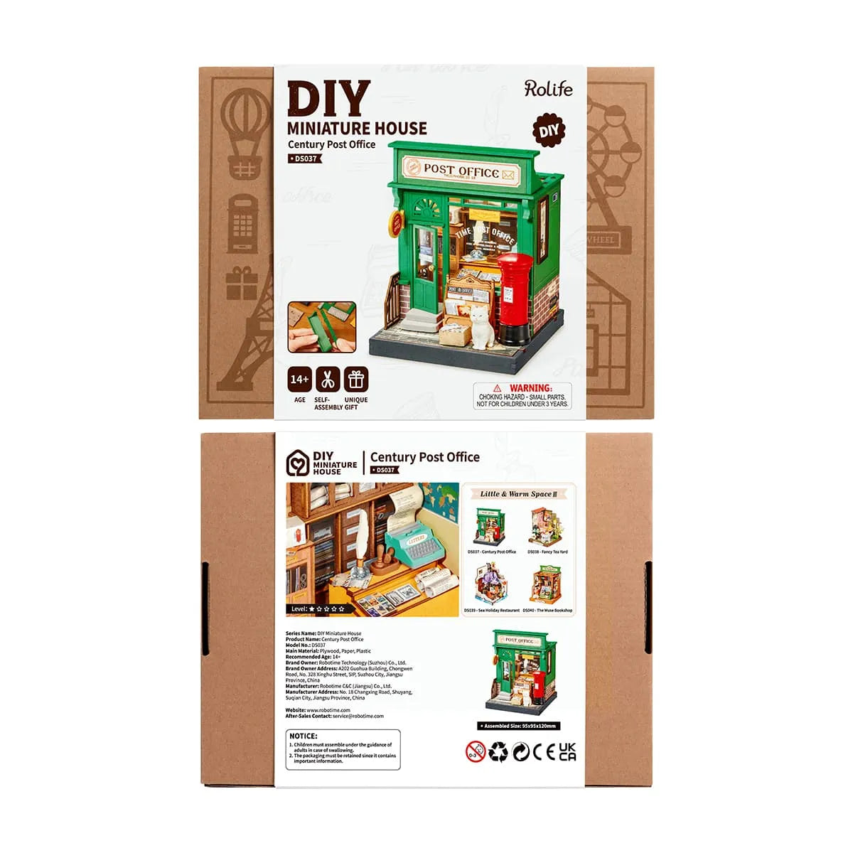 Rolife Post Office DIY Miniature Kit