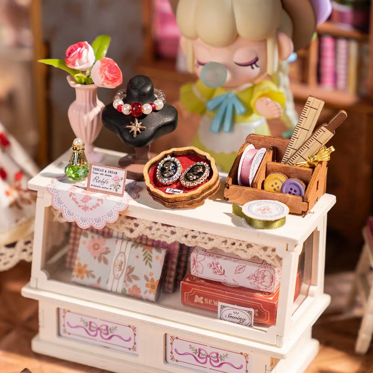 Rolife Elsa's Tailoring DIY Miniature Kit - Little Worlds