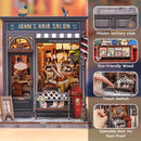 CuteBee John's Hair Salon miniature house DIY kit