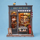 CuteBee John's Hair Salon miniature house DIY kit