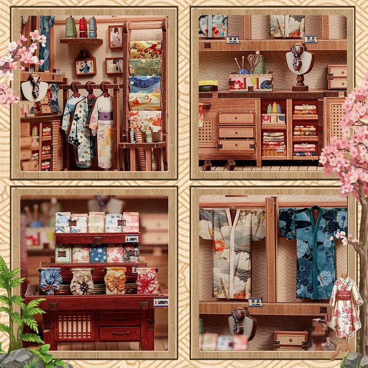 CuteBee Sakura O Kimono miniature house DIY kit