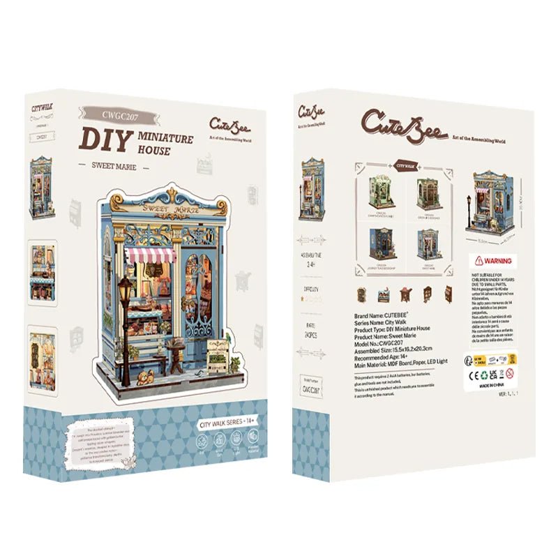 CuteBee Sweet Marie Miniature House DIY Kit - Little Worlds