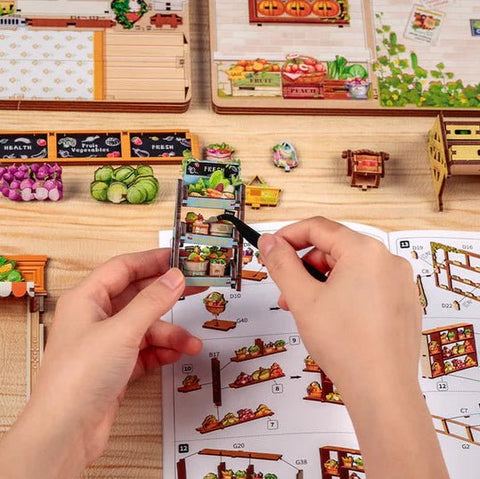 CuteBee The Greens' Grocery miniature house DIY kit