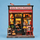 CuteBee Uncle Joe's Pizzeria miniature house DIY kit