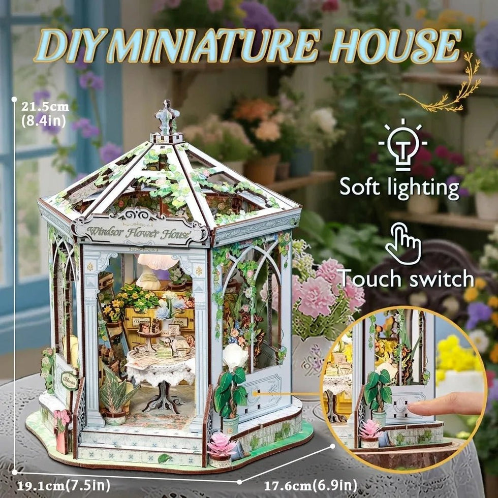 CuteBee Windsor Flower House miniature house DIY kit