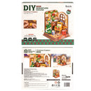 Rolife Christmas Fireplace DIY miniature kit
