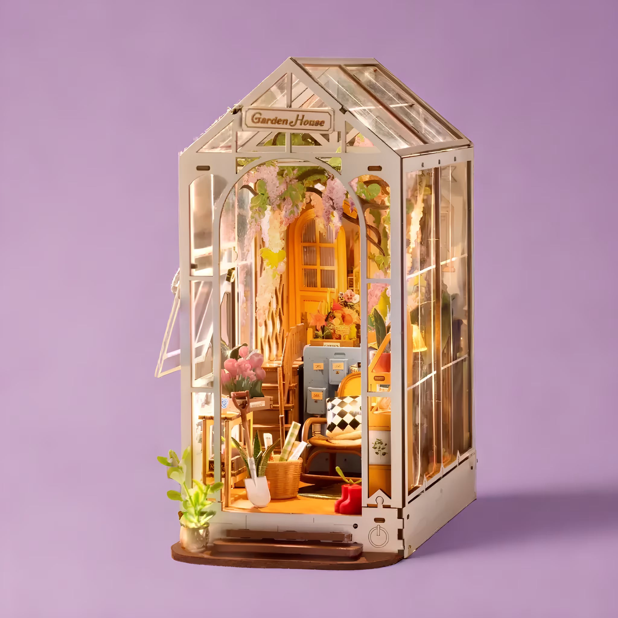 Rolife Garden House DIY Book Nook Kit - Little Worlds