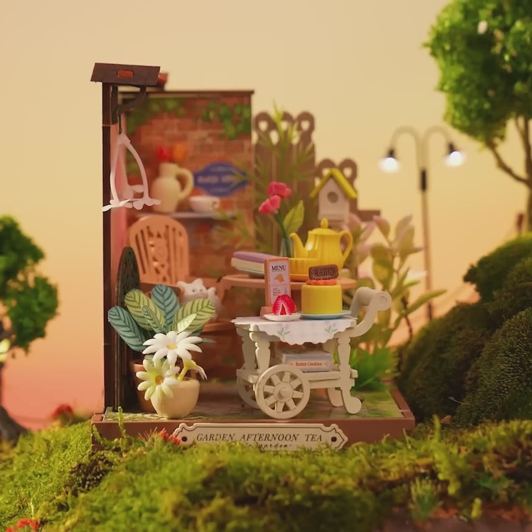 Rolife Garden Afternoon Tea DIY Miniature Kit
