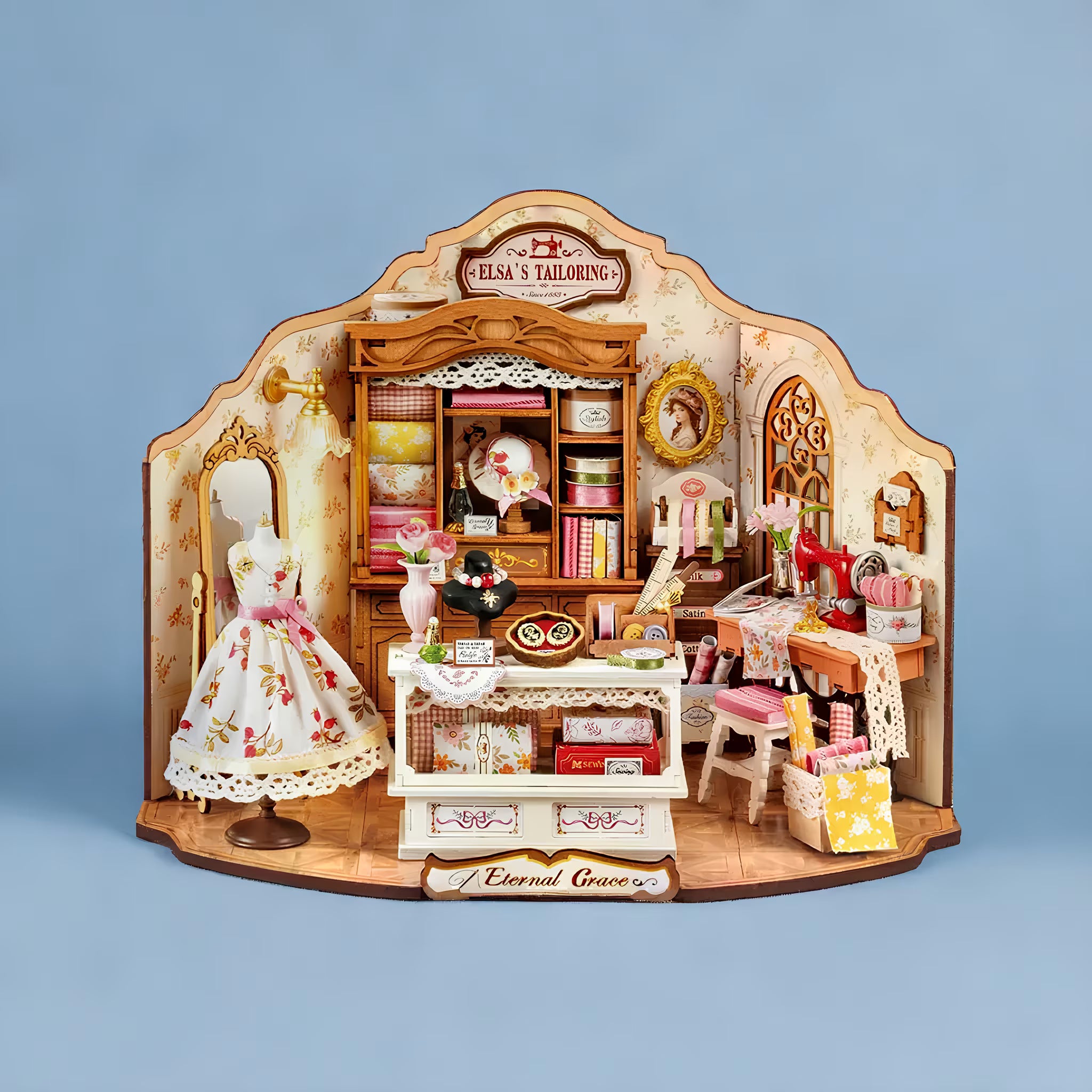 Rolife Elsa's Tailoring DIY Miniature Kit - Little Worlds