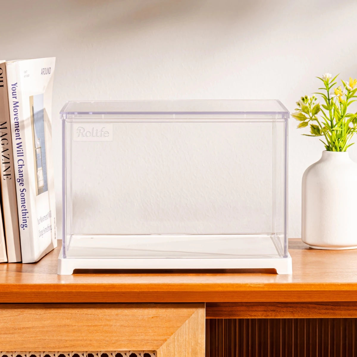 Rolife Acrylic Display Box Dust Cover for Small Miniatures - Little Worlds