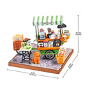 Rolife Aromatic Coffee Cart DIY miniature model kit