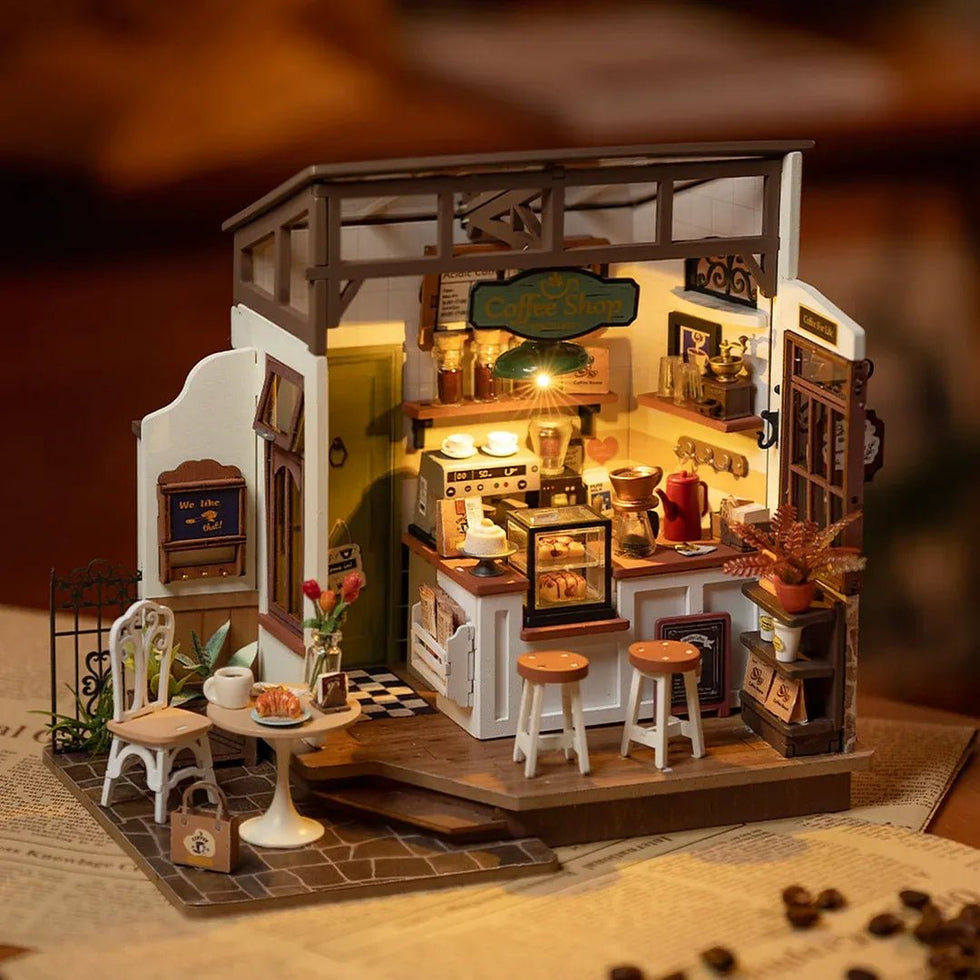 Rolife Coffee Shop DIY miniature kit