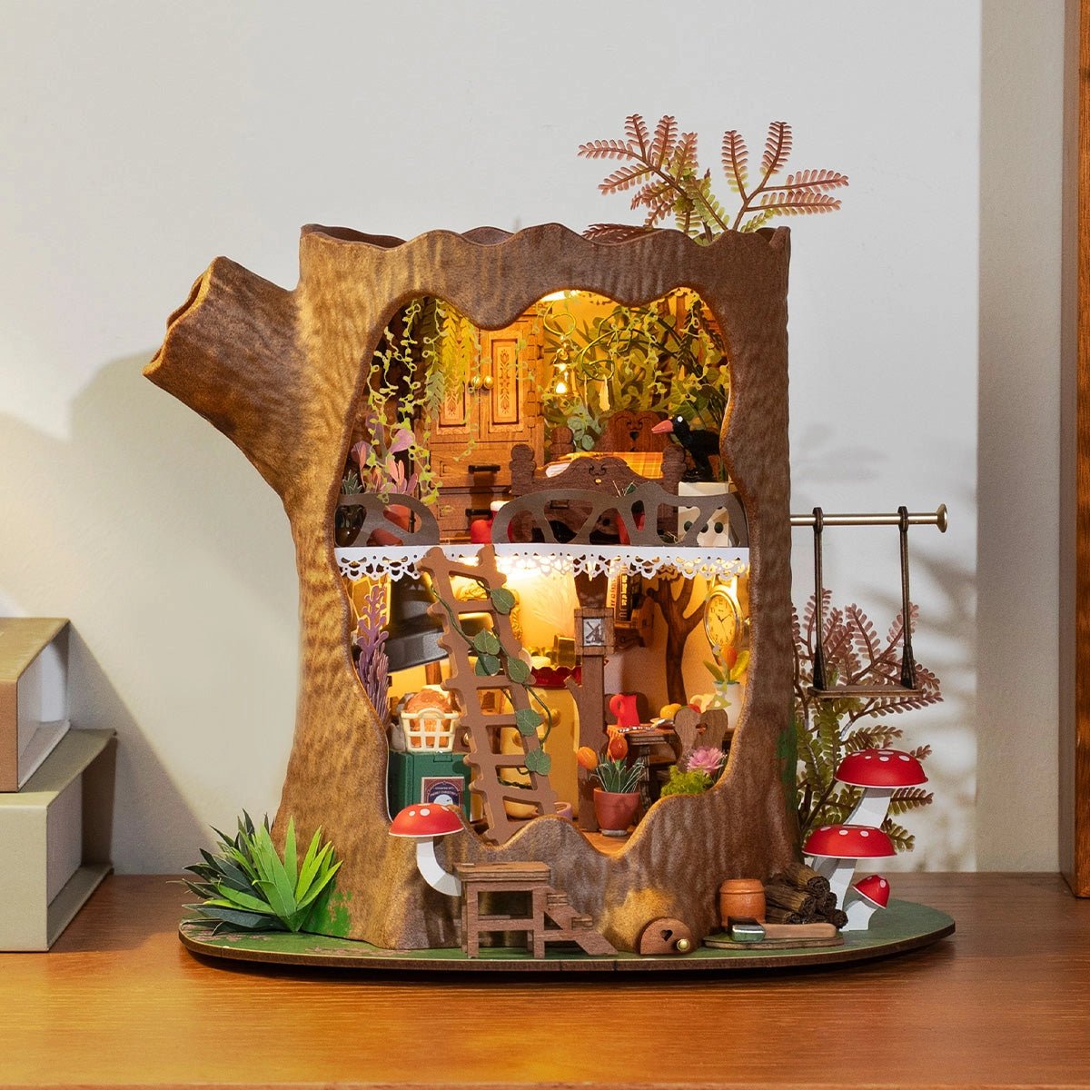 Rolife Fairy Tale Tree House DIY Miniature Kit - Little Worlds