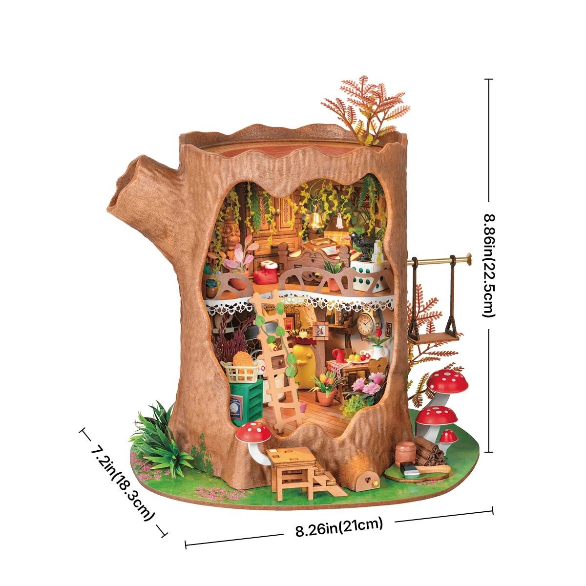 Rolife Fairy Tale Tree House DIY Miniature Kit - Little Worlds