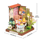 Rolife Garden Afternoon Tea DIY Miniature Kit - Little Worlds