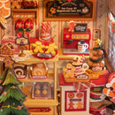 Rolife Gingerbread House Christmas DIY miniature kit