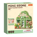 Rolife Green Fountain Garden DIY miniature kit