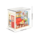Rolife Mini Super Creator Country Blue Lounge DIY Miniature