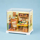 Rolife Mini Super Creator Floral Dining Room DIY Miniature