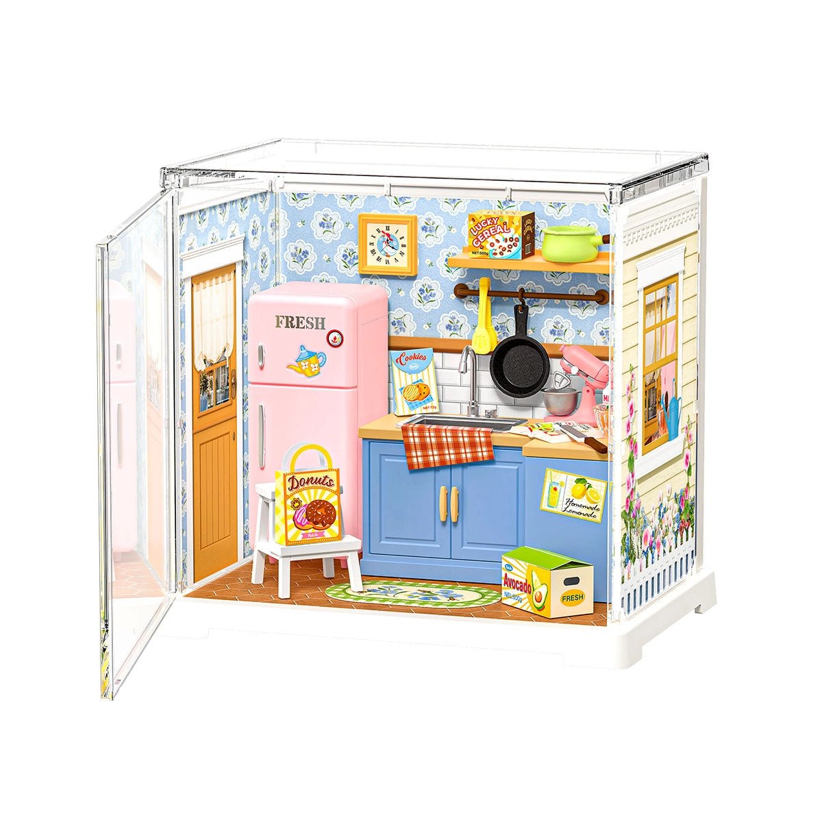 Rolife Mini Super Creator Homely Baking Kitchen DIY Miniature - Little Worlds