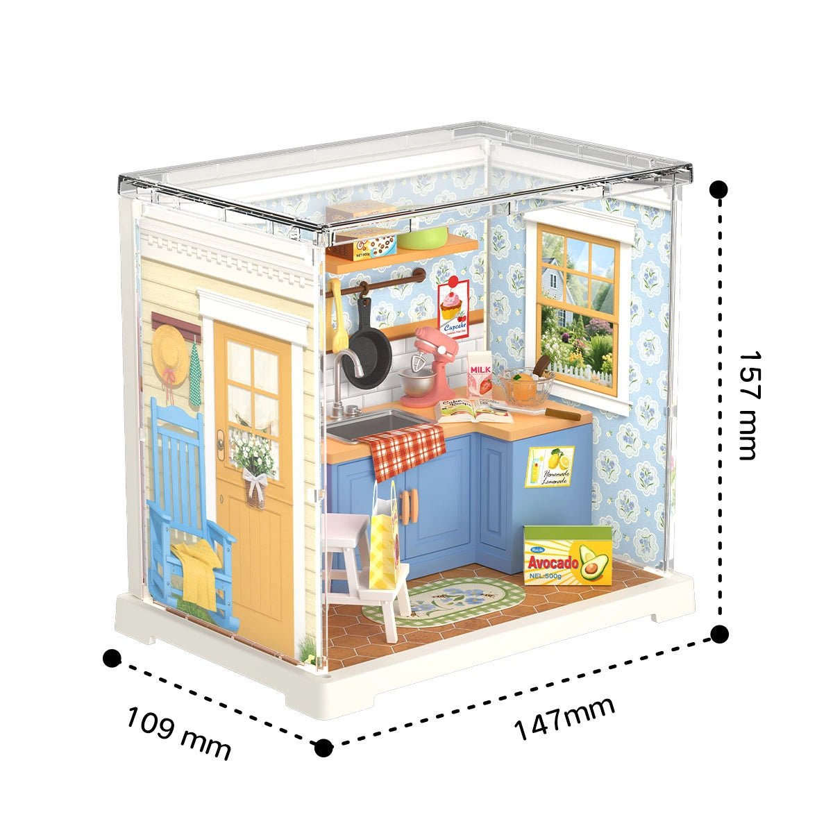Rolife Mini Super Creator Homely Baking Kitchen DIY Miniature - Little Worlds