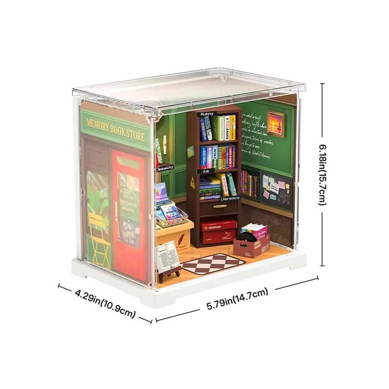 Rolife Mini Super Creator Memory Book Store DIY Miniature - Little Worlds