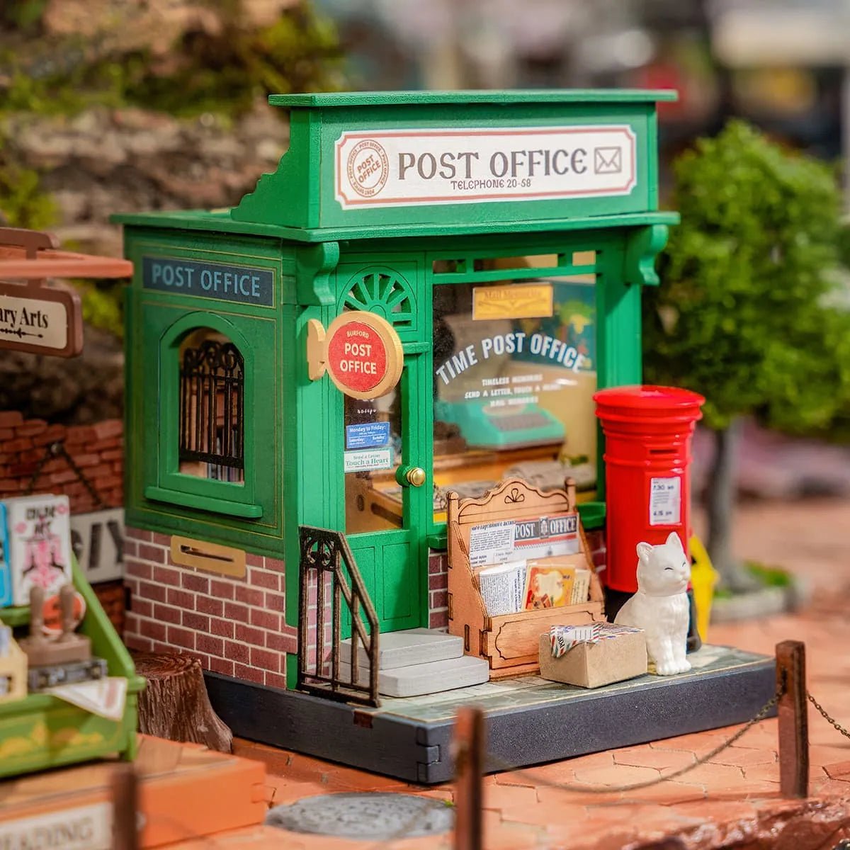Rolife Post Office DIY Miniature Kit - Little Worlds