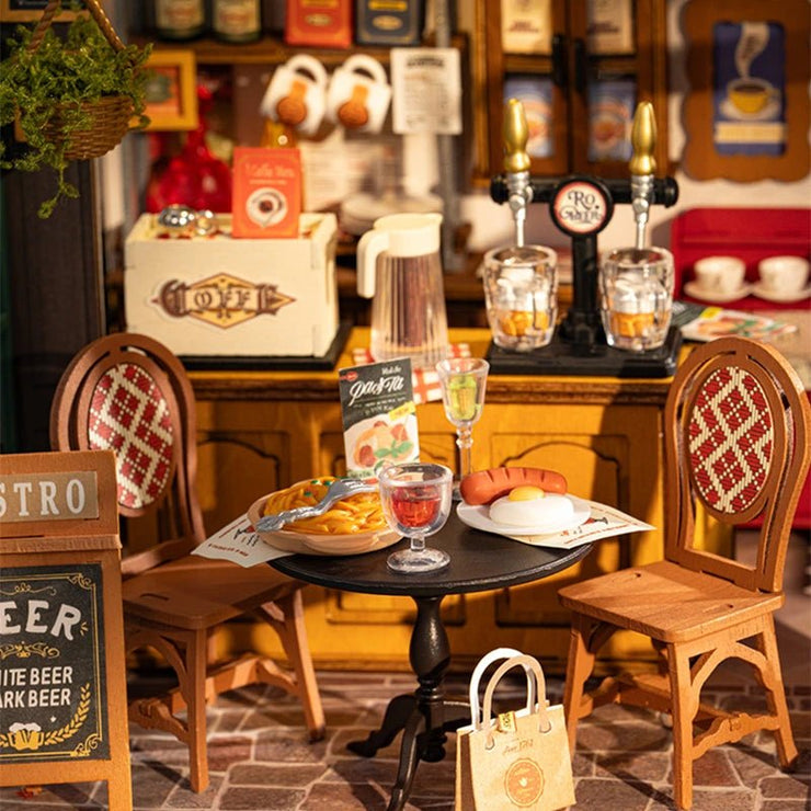 Rolife Tipsy Restaurant DIY miniature kit
