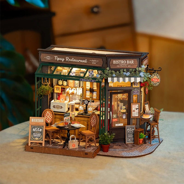 Rolife Tipsy Restaurant DIY miniature kit