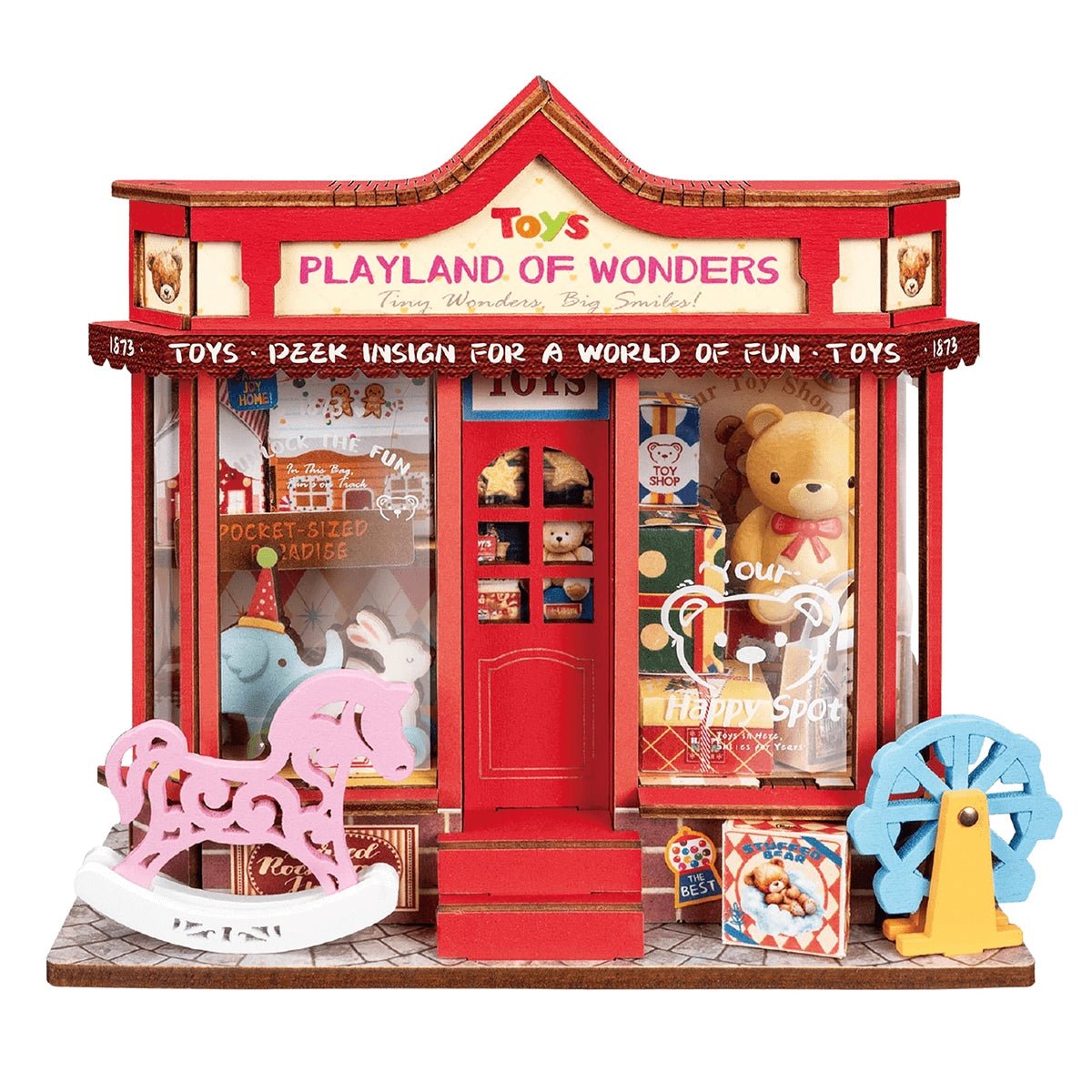 Rolife Whimsy Toy Shop DIY Miniature Kit - Little Worlds