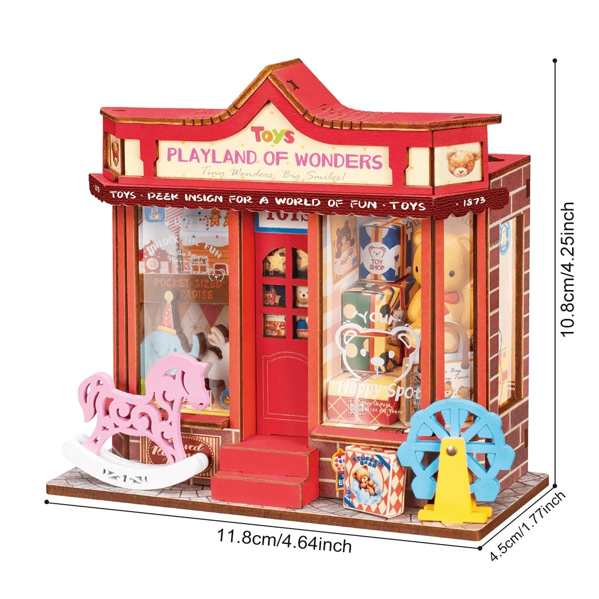 Rolife Whimsy Toy Shop DIY Miniature Kit - Little Worlds
