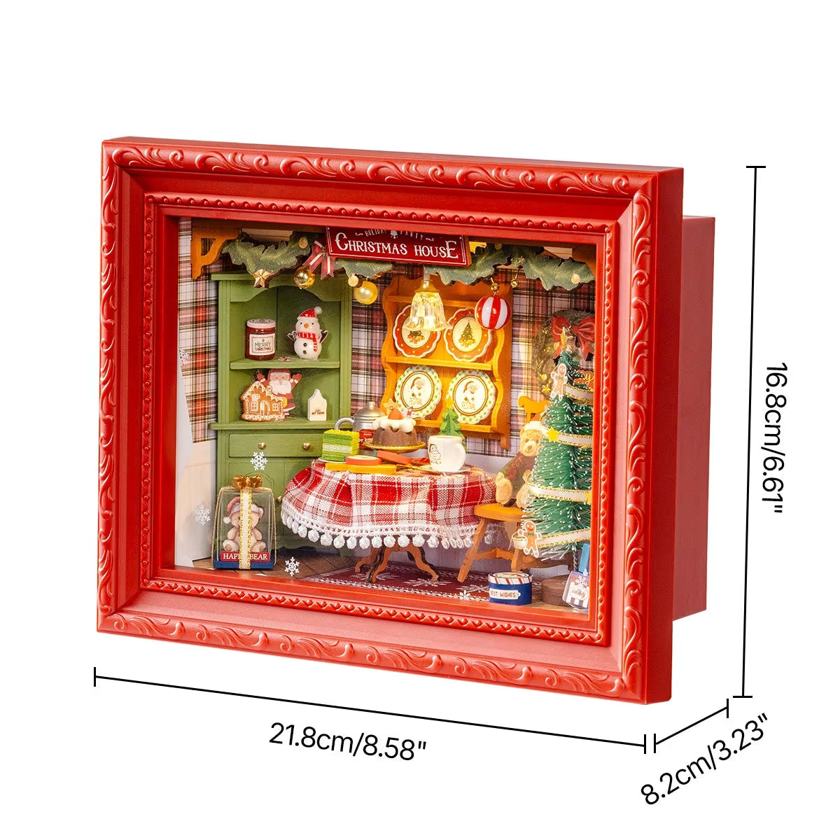 Rolife Christmas Eve Party DIY Miniature Dollhouse Frame - Little Worlds