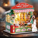 Rolife Christmas Sweet Shack DIY Miniature Dollhouse Kit