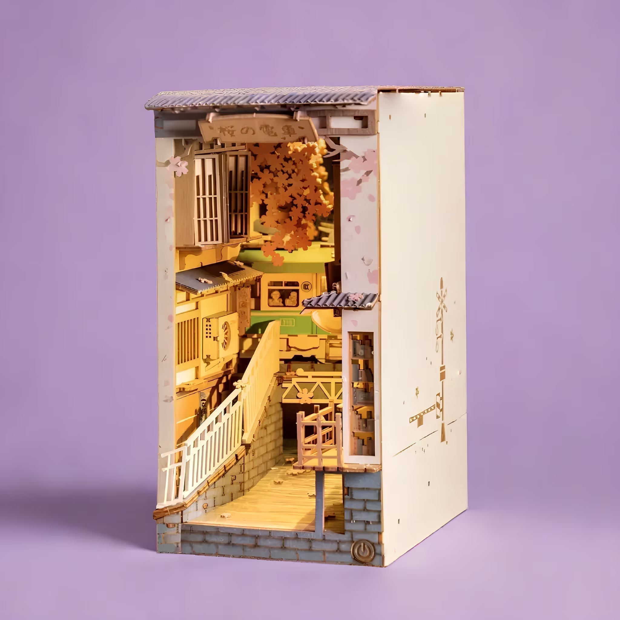 Rolife Sakura Densya DIY Book Nook Kit Complete Guide - Little Worlds