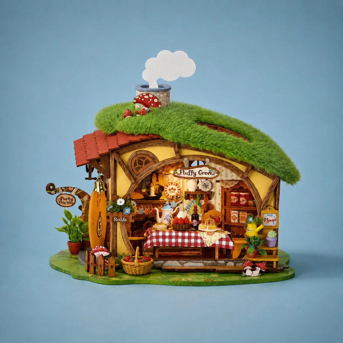 Rolife Fluffy Grove DIY Miniature Kit