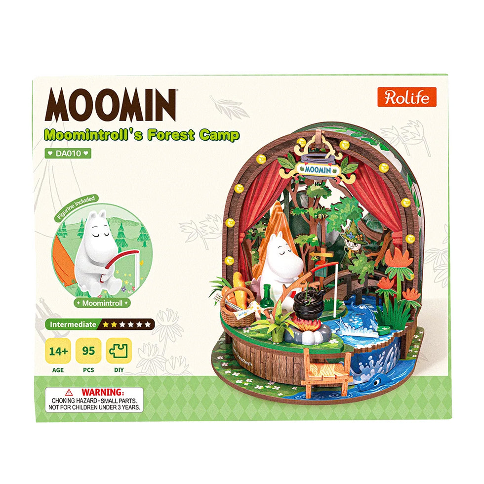 Rolife Moomintroll's Forest Camp DIY Miniature Kit