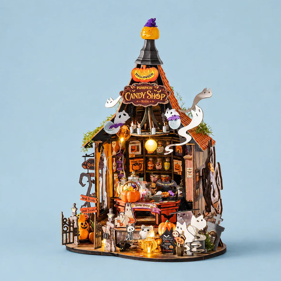 Rolife Haunted Candy House DIY Miniature House Kit