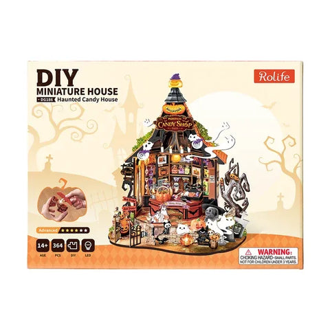 Rolife Haunted Candy House DIY Miniature House Kit
