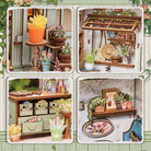 CuteBee Champs - Elysees Florist Miniature House DIY Kit - Little Worlds