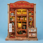 CuteBee Drama Bookstore Miniature House DIY Kit - Little Worlds
