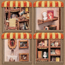 CuteBee Drama Bookstore miniature house DIY kit