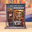 CuteBee John's Hair Salon miniature house DIY kit