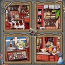CuteBee John's Hair Salon miniature house DIY kit
