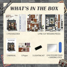 CuteBee John's Hair Salon Miniature House DIY Kit - Little Worlds