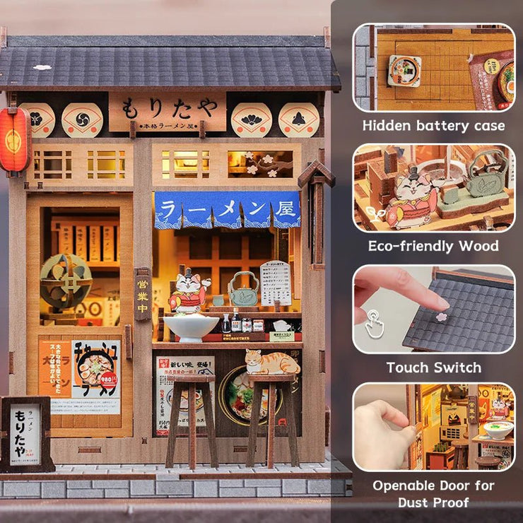 CuteBee Morita-Ya Noodle Shop miniature house DIY kit