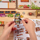 CuteBee The Greens' Grocery Miniature House DIY Kit - Little Worlds