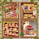 CuteBee The Greens' Grocery Miniature House DIY Kit - Little Worlds