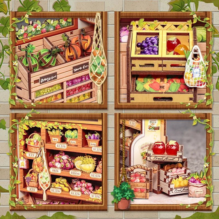 CuteBee The Greens' Grocery miniature house DIY kit